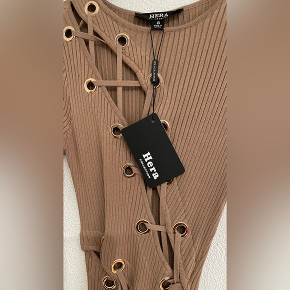 Hera collection long sleeve tie up dress size small - Picture 5 of 7